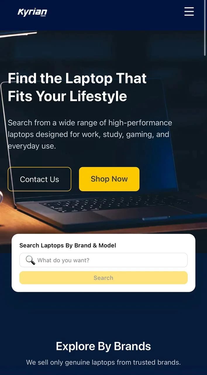 Kyriantech company Website